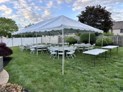 20 x 30 Tent Package (White Chairs)