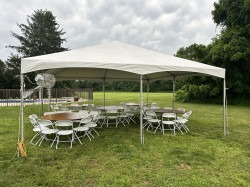 20 x 20 Tent Package (White Chairs)