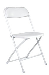 White Folding Chair